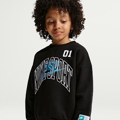 Nike Sportswear Little Kids' Multisport 2-Piece Fleece Crew Set